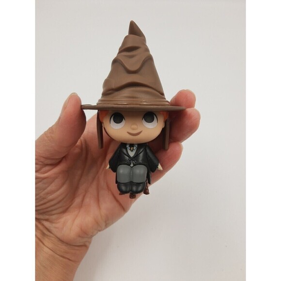 Funko Mystery Minis Harry Potter Lot of 2 Harry Ron Weasley Vinyl Figures Loose - Picture 4 of 4